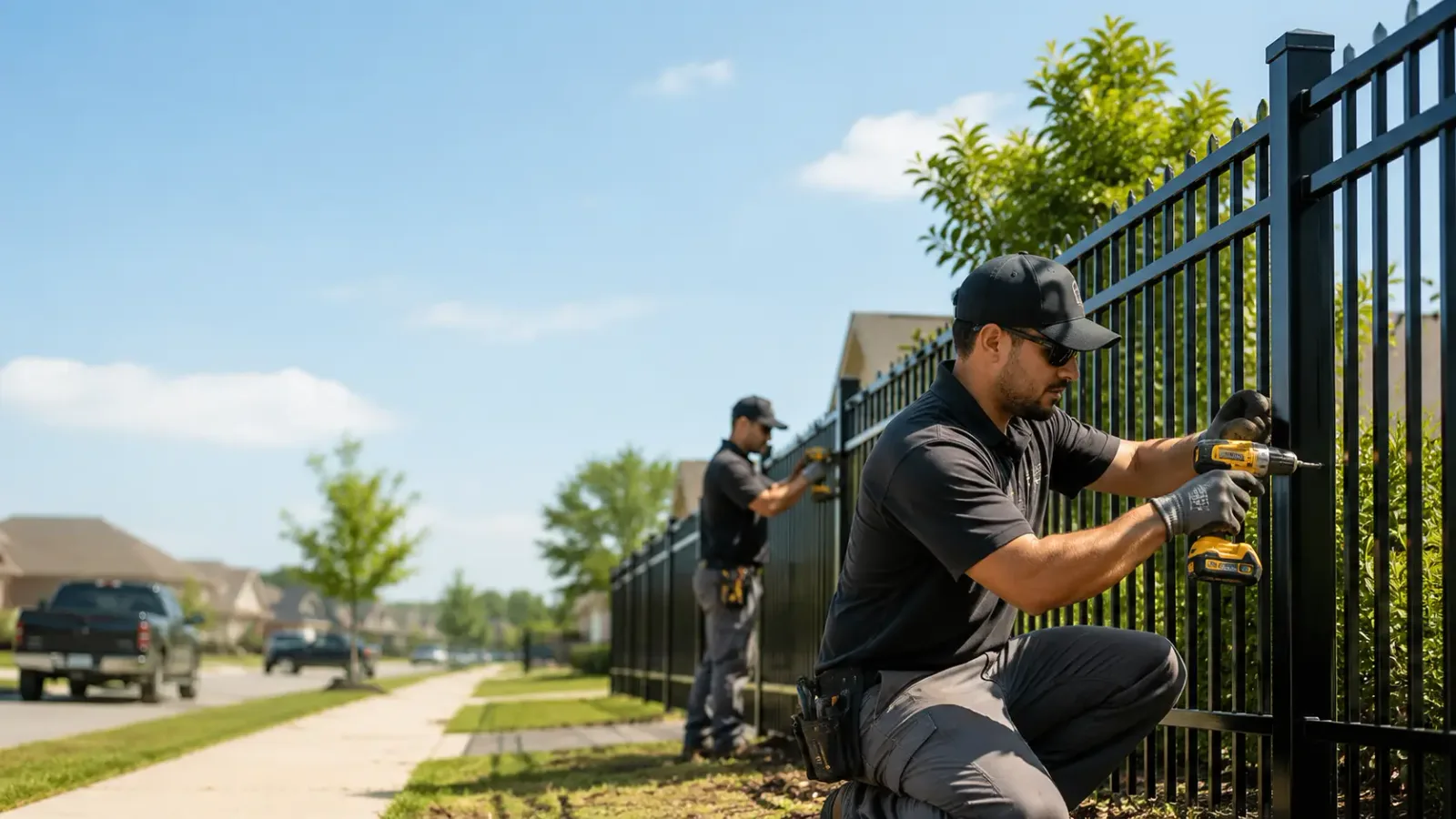 Metal Fence Installation in Hanover, MI